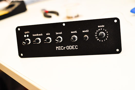 Faceplate goes on