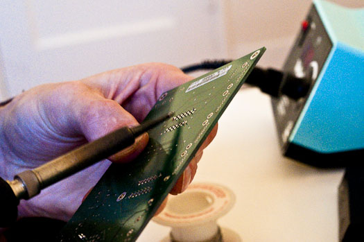 Solder end pins
